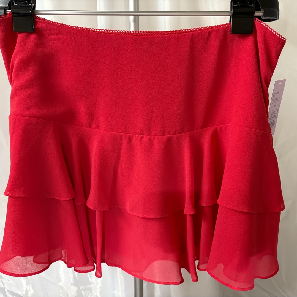 Wild Fable Skirt in XL Polyester Rose Red